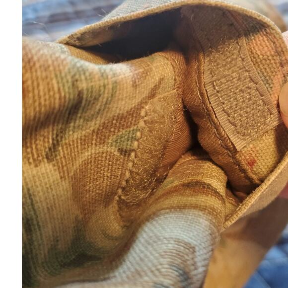 Vintage Fossil Premium Floral Print Canvas Leather No. 054 Purse Shoulder Bag - Picture 6 of 11